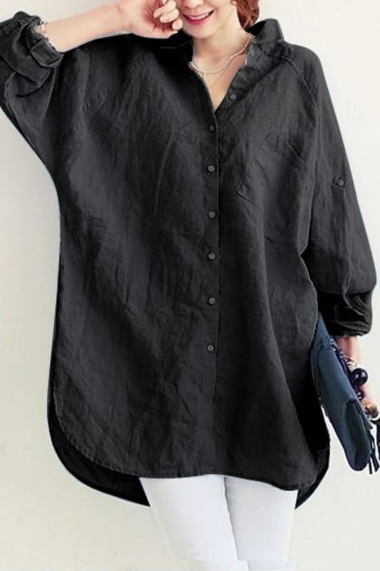 Audrey™ | Oversized Linen Shirt